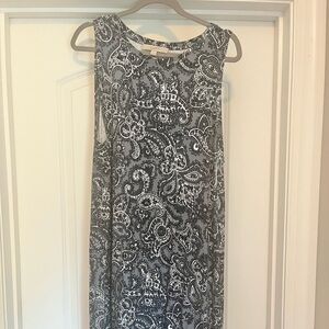 LOFT Paisley Swing Dress